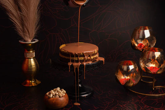 The Pistachio Kunafa Cake